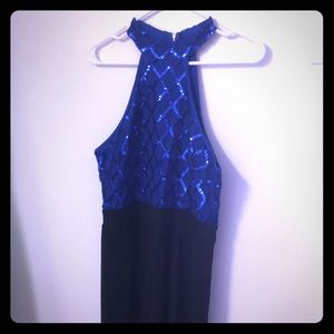 Jumpsuit Blue Sequins